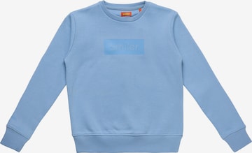 smiler. Sweatshirt 'Cuddle' in Blauw: voorkant