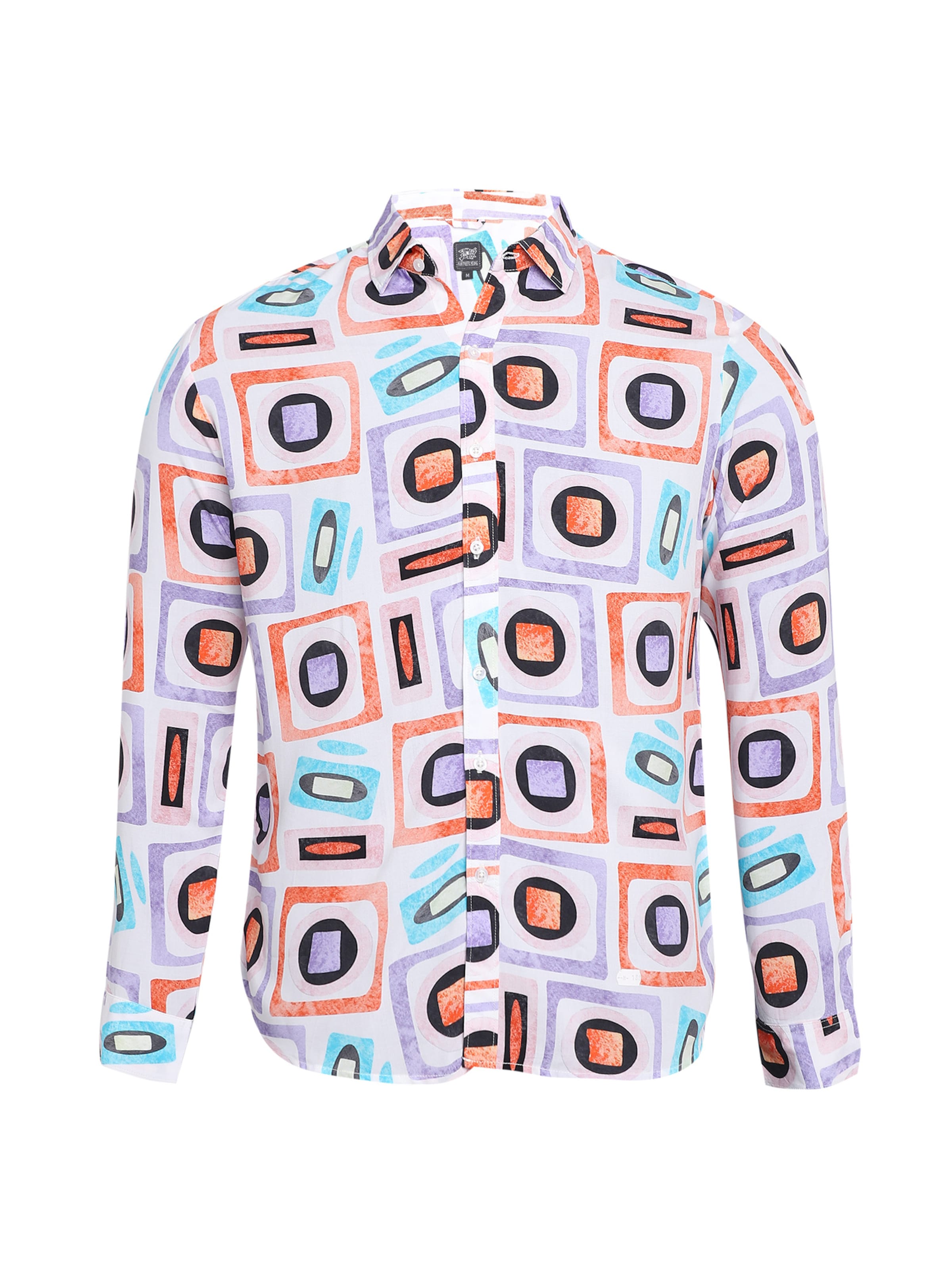 Regular fit Camicia 'Easton' di Campus Sutra in colori misti: frontale