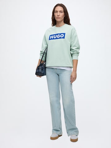 HUGOSweater majica 'Classic' - zelena boja