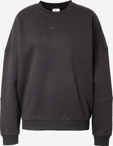 Reebok - Sweatshirt de desporto em preto: frente