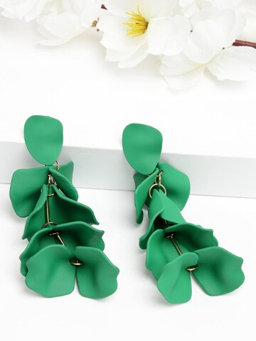 AVANT-GARDE PARIS Earrings 'Sofiaka' in Green