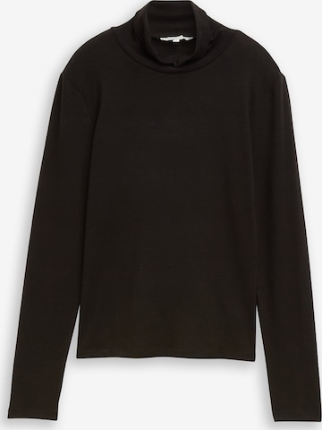 T-shirt TOM TAILOR DENIM en noir : devant