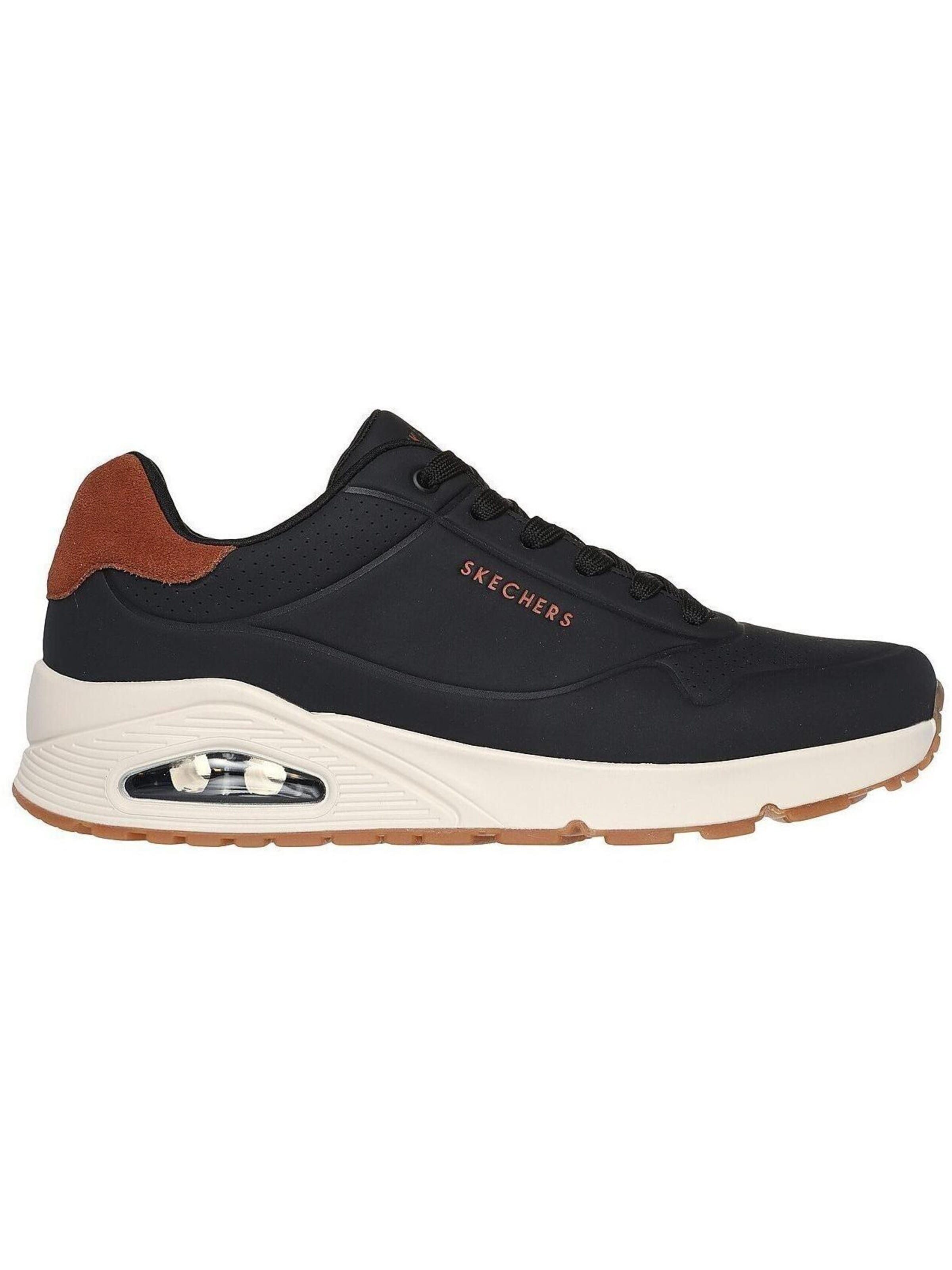 Sneaker bassa 'Uno - Suited On Air' di SKECHERS in nero
