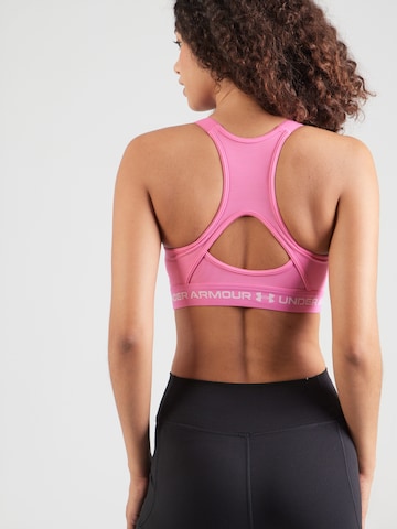 UNDER ARMOUR - Bustier Sujetador deportivo en rosa