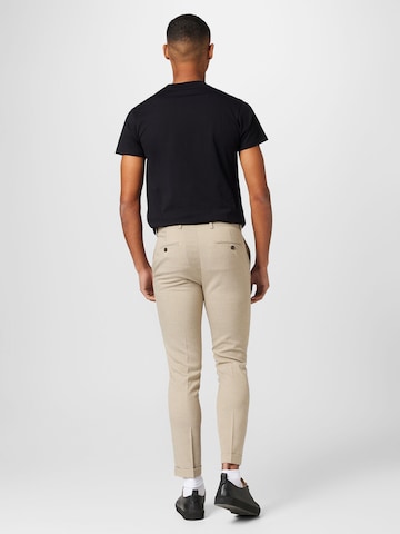 BURTON MENSWEAR LONDON Skinny Lærredsbukser i beige