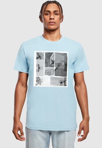 Mister Tee Shirt 'Hoop Life' in Blue: front
