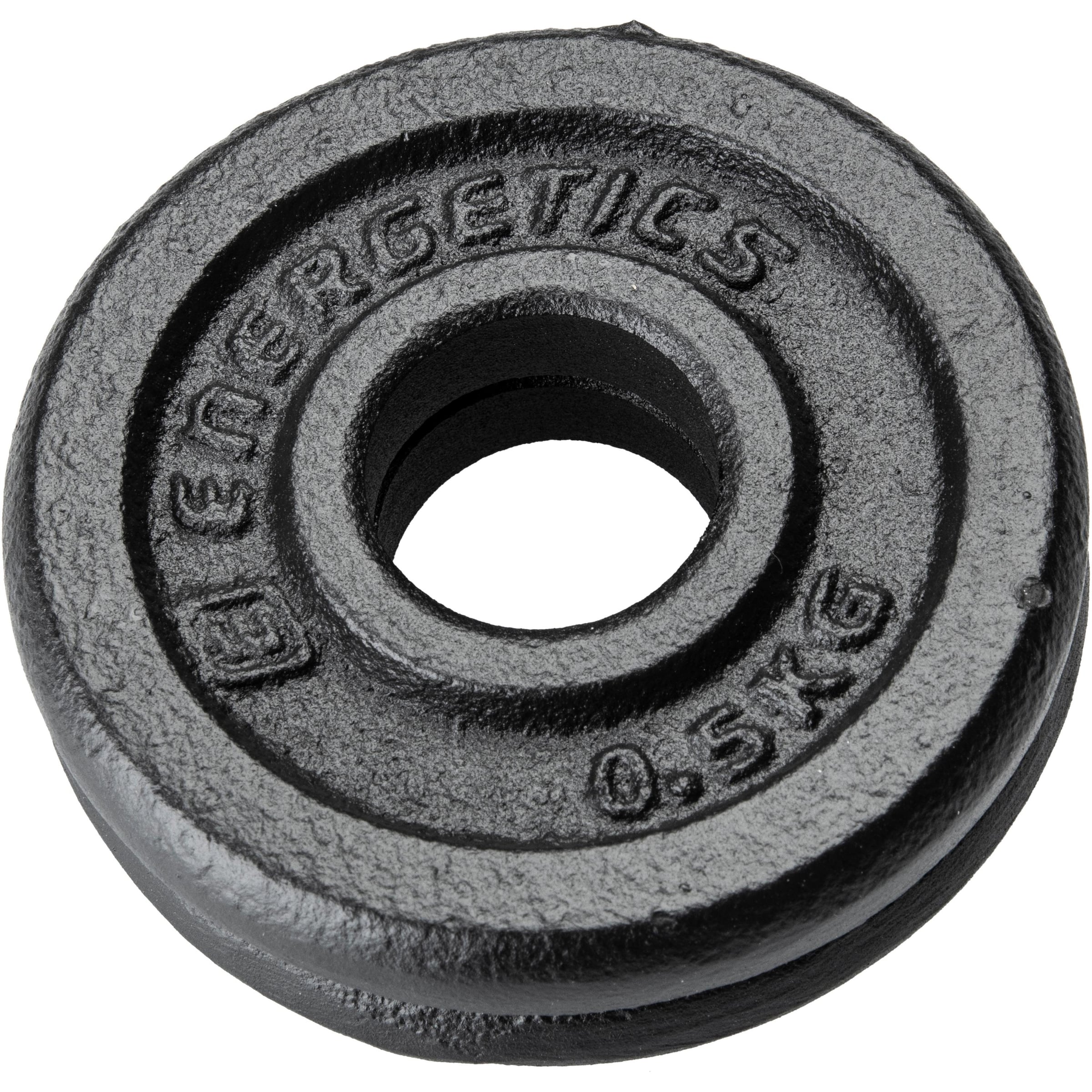 ENERGETICS Hantelscheibe in Schwarz: Vorderseite