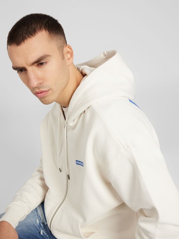 HUGO Sweat jacket 'Nardimez' in White