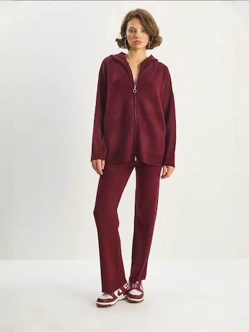 Bianco Lucci Pantsuit in Red