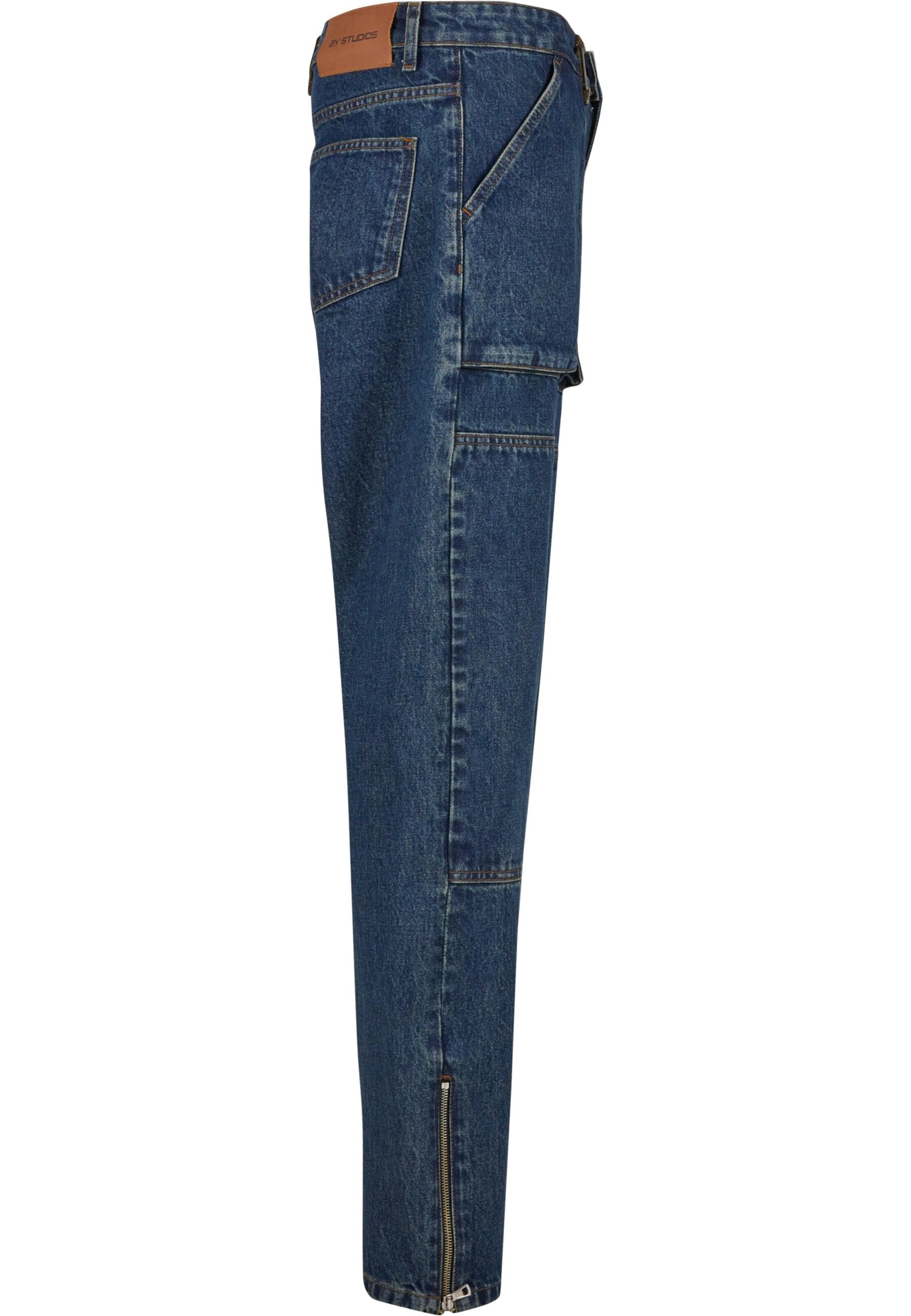 2Y Studios Loose fit Jeans 'Esus' in Blue