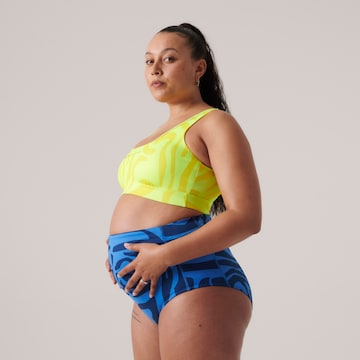 Bustino Top sportivo per bikini di ADIDAS BY STELLA MCCARTNEY in giallo: frontale