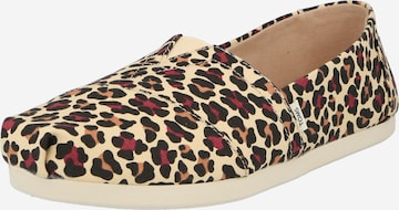 TOMS Classic Flats in Brown: front