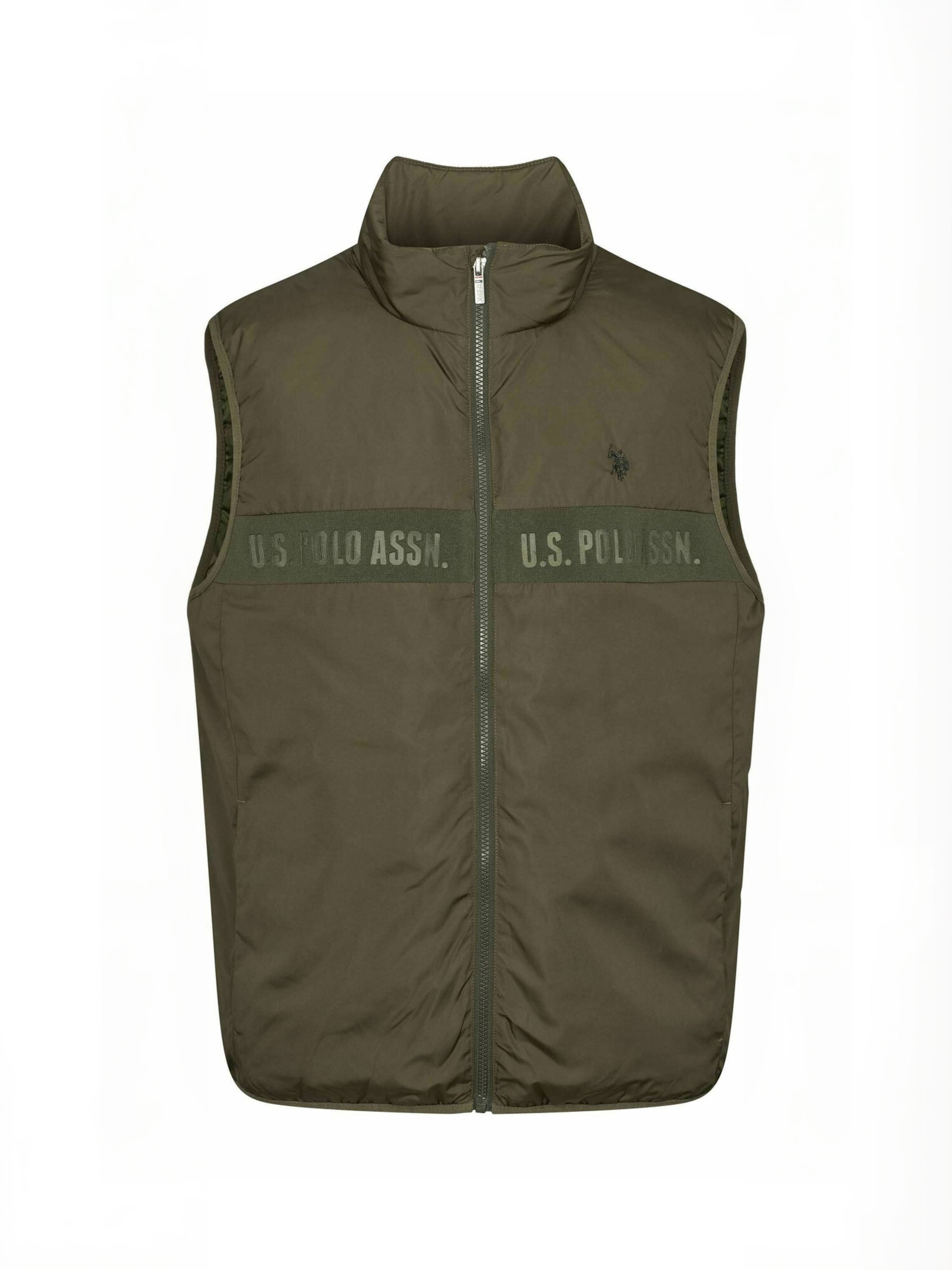 U.S. POLO ASSN. Vest ' UMJulas ' in Green: front