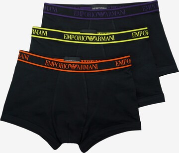 Boxers Emporio Armani en noir : devant