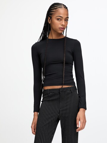 Pull&Bear Shirt in Schwarz: Vorderseite