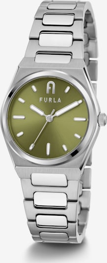 FURLA Analoguhr 'Furla tempo mini small' in grün / silber, Produktansicht