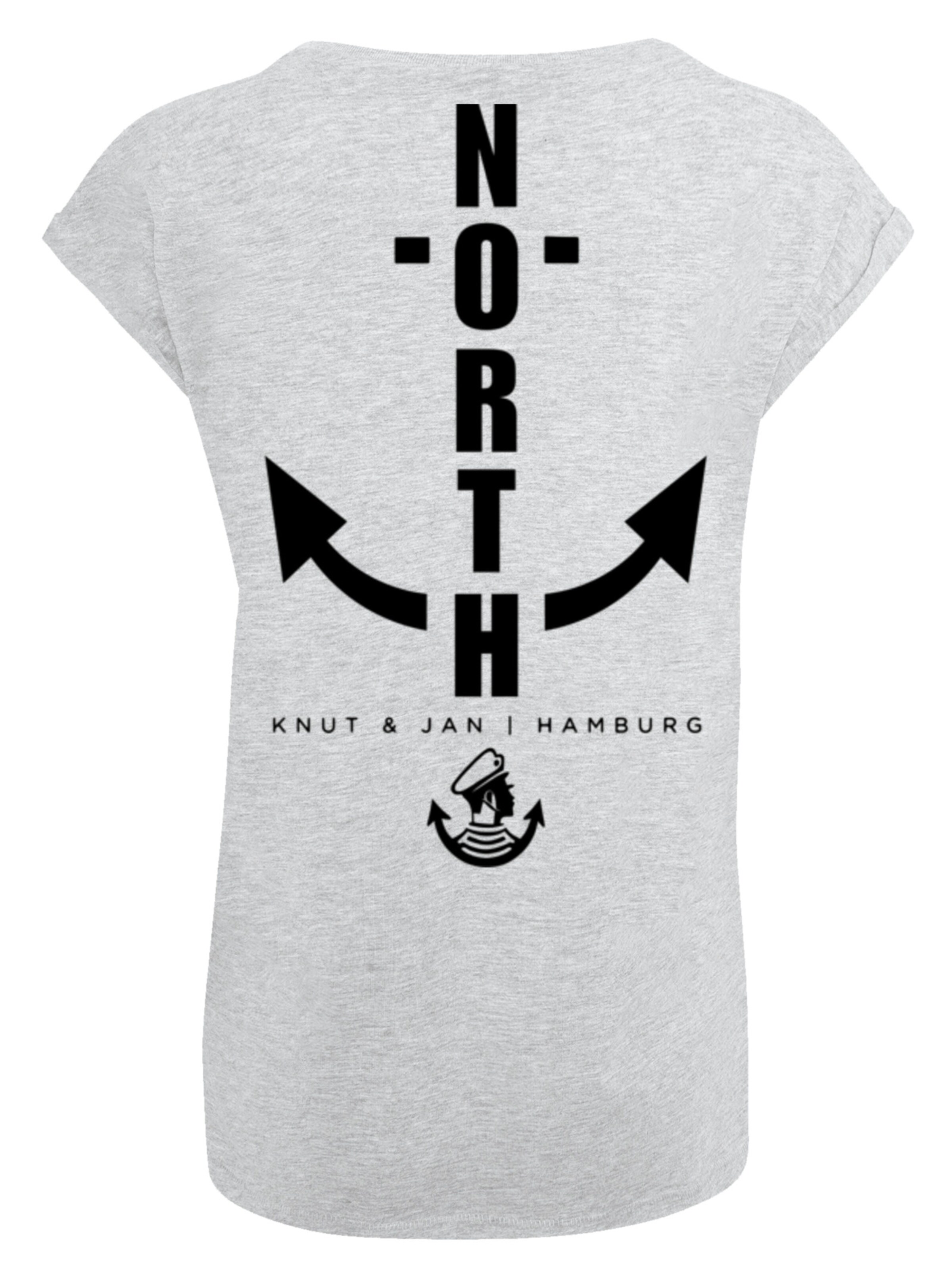 F4NT4STIC Shirt 'North Anchor' in Grey