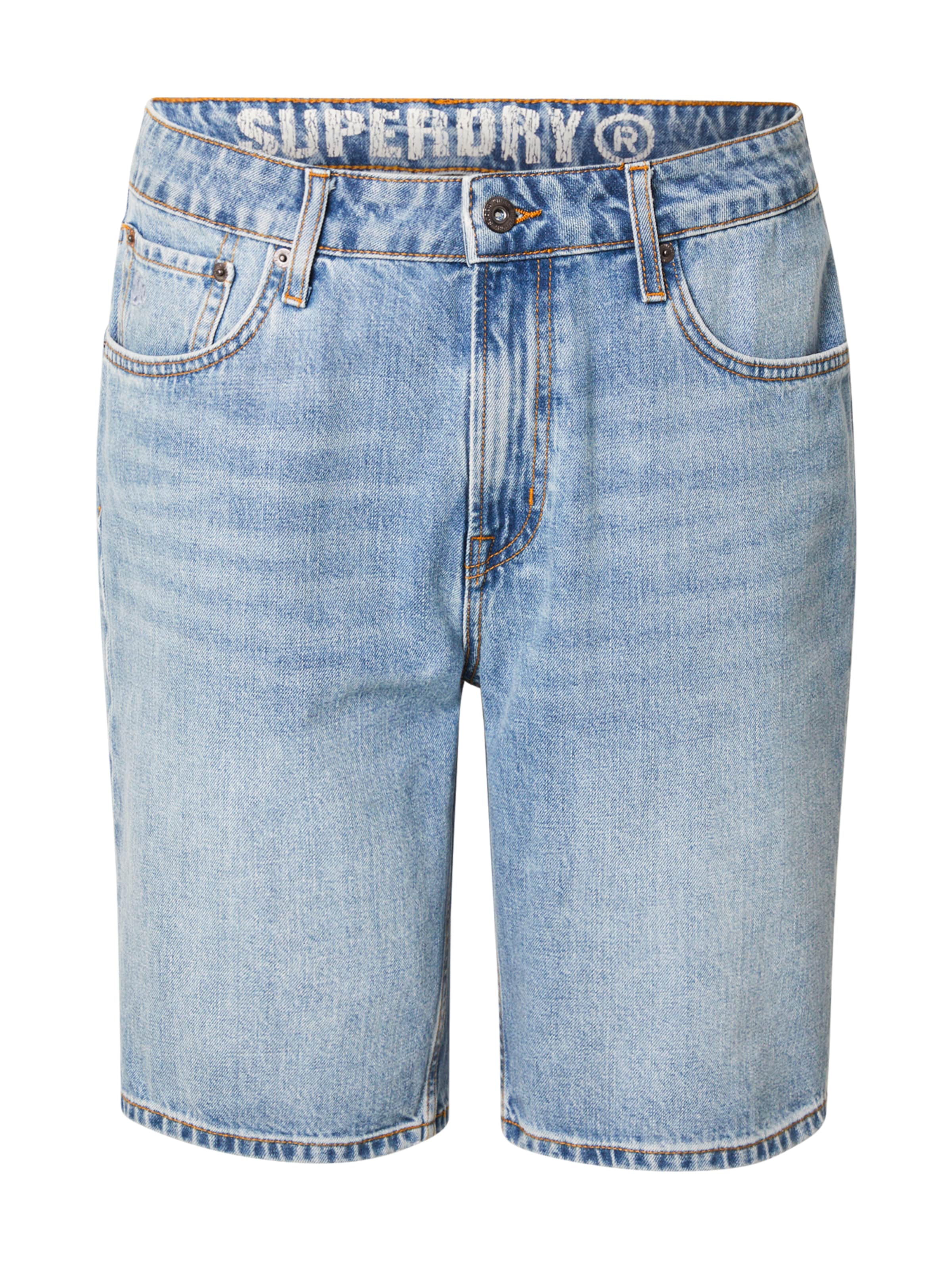 Superdry Jeans in Blauw: voorkant