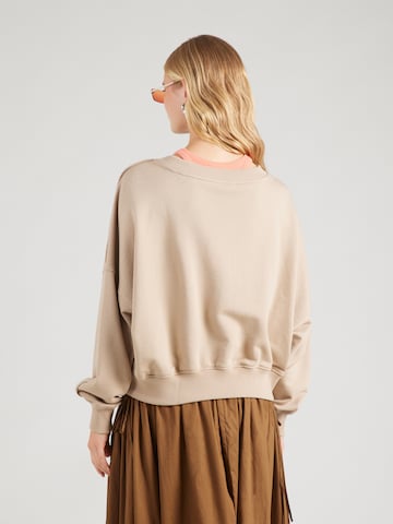 miss goodlife Sweatshirt 'L(I)EBE' in Beige
