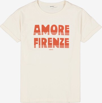 GARCIA Shirt 'Garcia - Dames t-shirt' in Beige: front