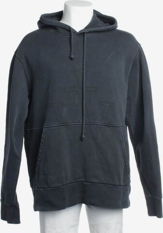 JW Anderson Sweatshirt & Zip-Up Hoodie in L in Blue: front