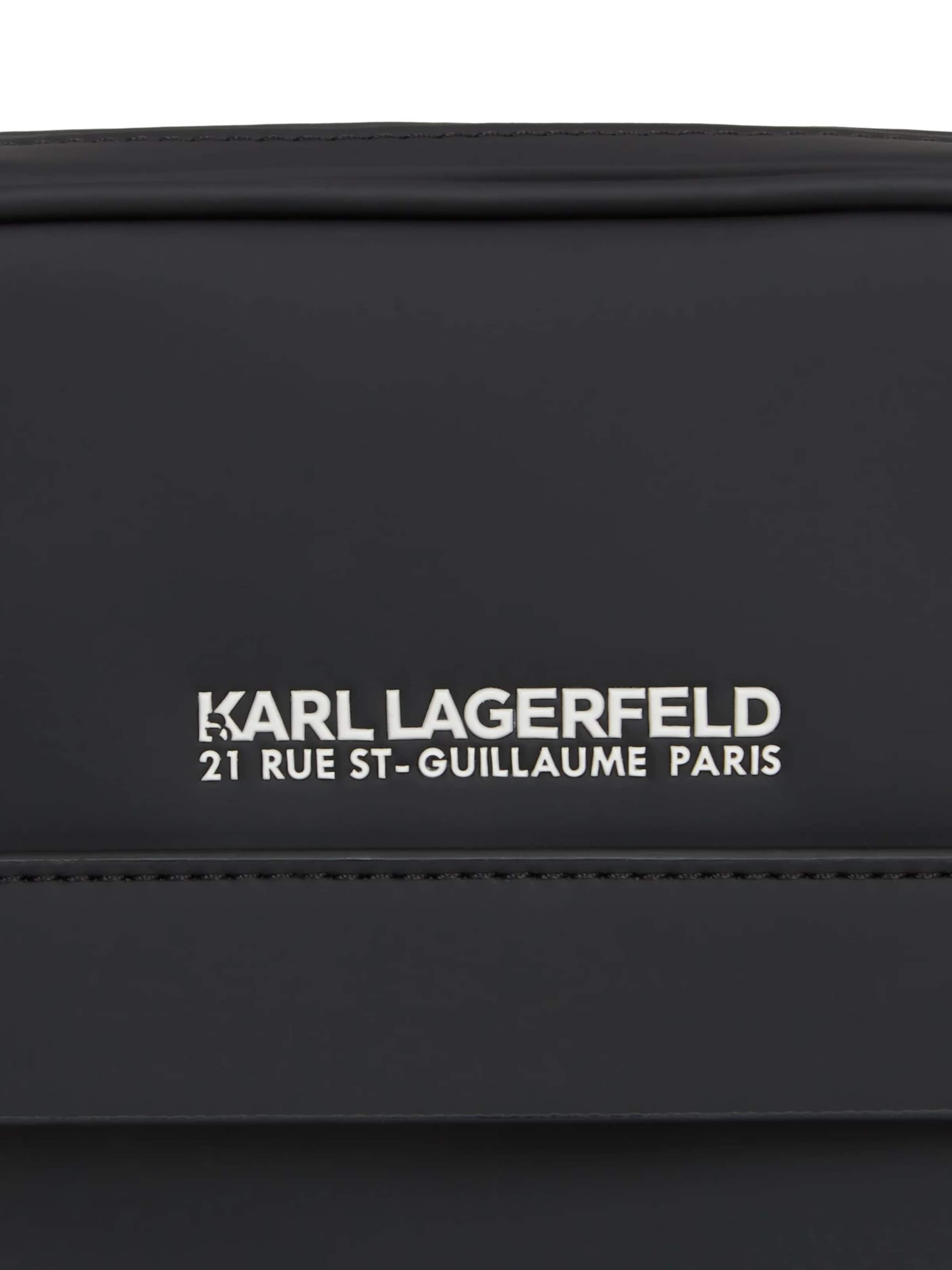 Karl Lagerfeld Õlakott 'Rue St-Guillaume', värv must