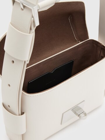 AllSaints - Bolso de hombro 'FRANKIE' en blanco