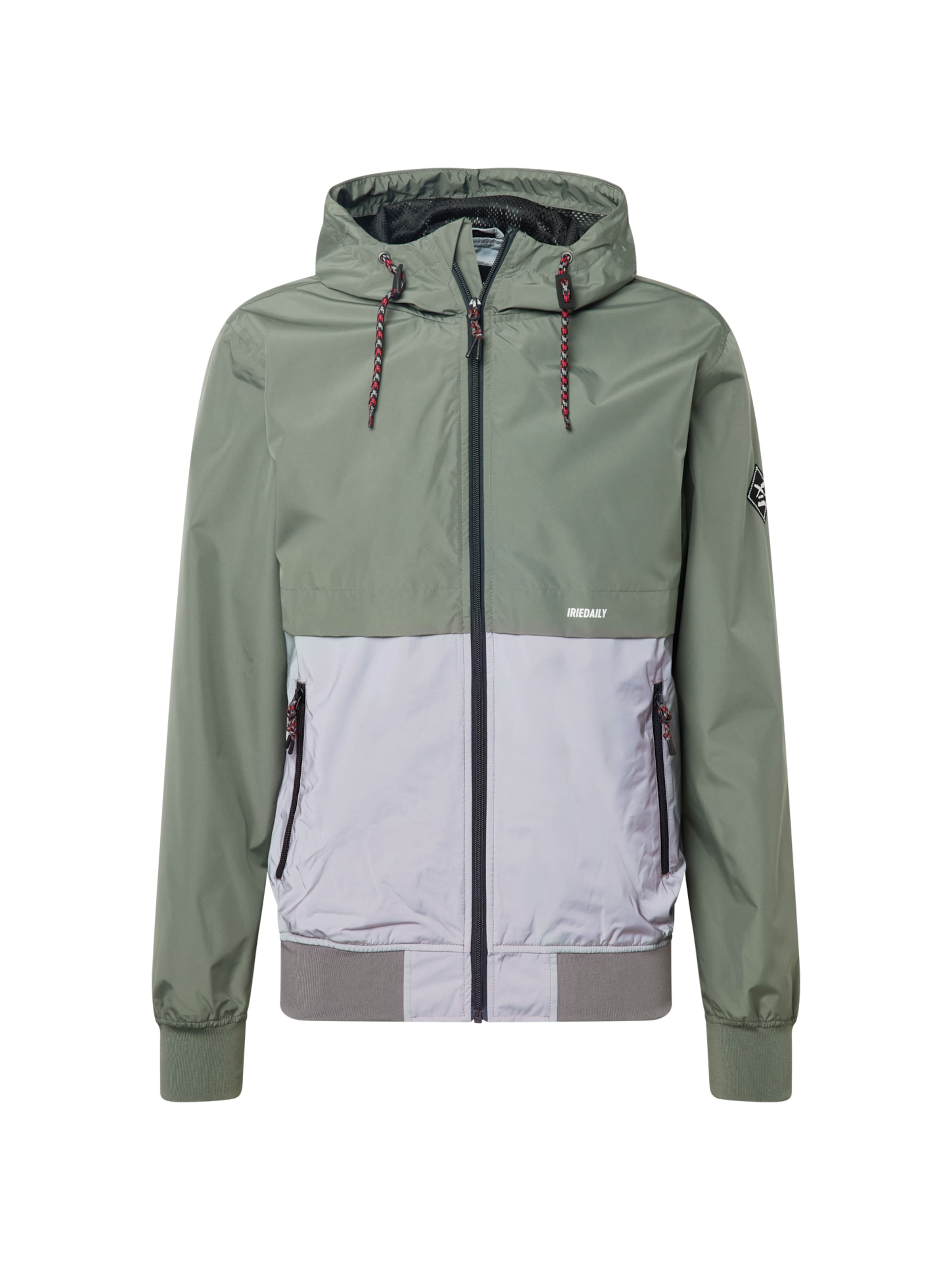 Iriedaily - Ajuste regular Chaqueta de entretiempo 'Resulaner' en gris: frente