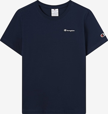 Tricou de la Champion Authentic Athletic Apparel pe albastru: față