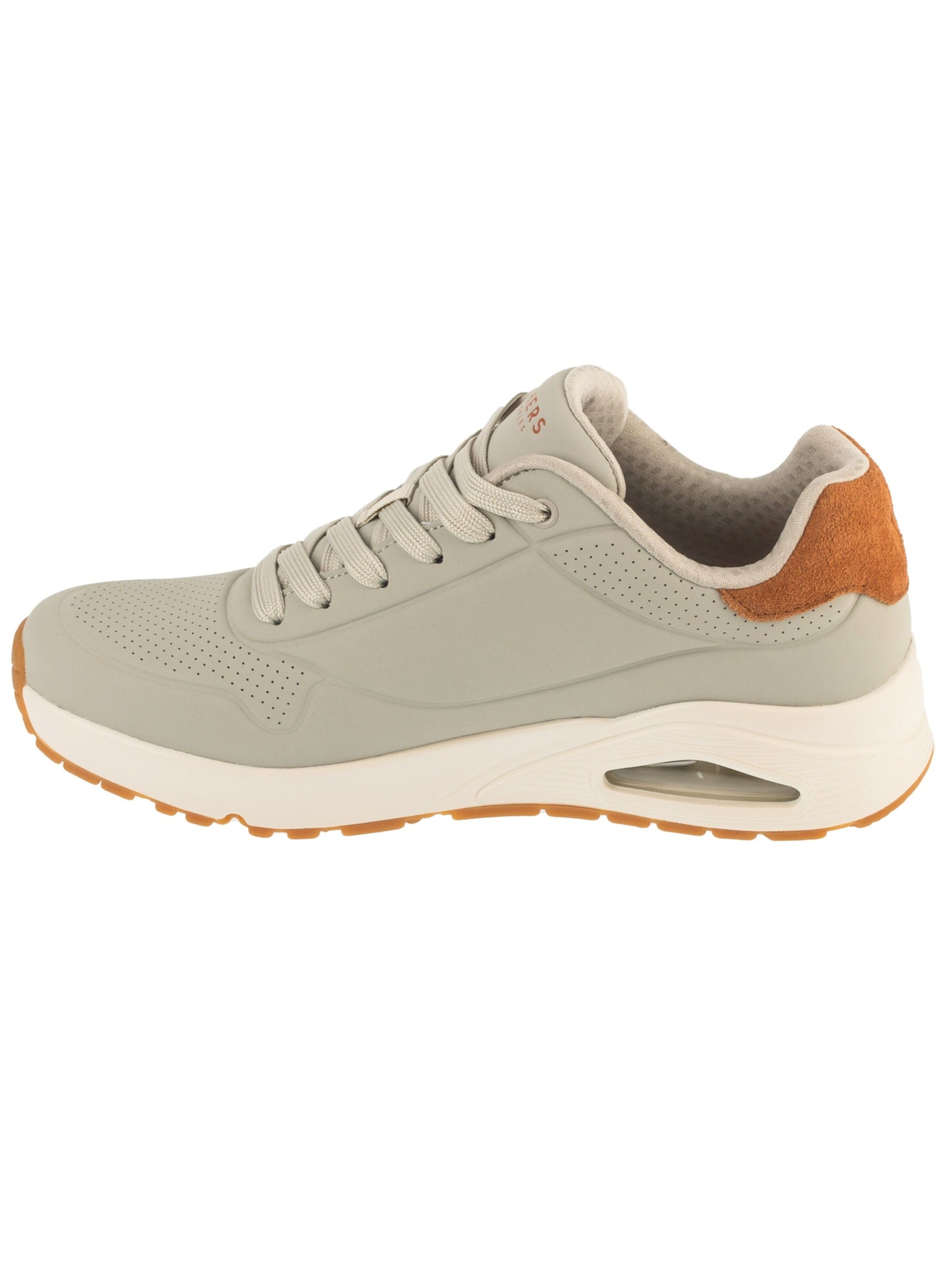 SKECHERS Sneakers laag 'Skechers Uno - Suited On Air' in Beige: voorkant