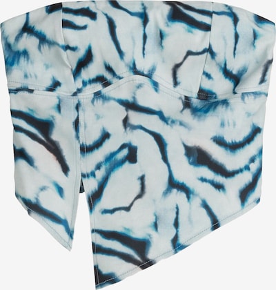 Bershka Top in de kleur Blauw / Navy / Pastelblauw, Productweergave