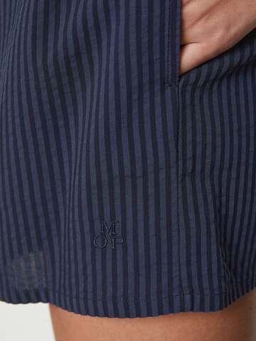 Marc O'Polo Loosefit Shorts ' Vacation Touch ' in Blau
