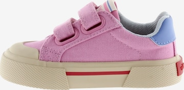 victoria Sneaker 'Klettverschluss-Sneaker für Kinder' in Pink: Vorderseite