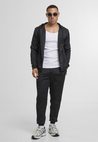 Sergio Tacchini Tapered Sportbroek 'Domino' in Zwart