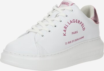 Sneaker bassa di Karl Lagerfeld in bianco: frontale