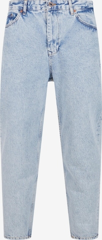 2Y Premium Tapered Jeans in Blauw: voorkant