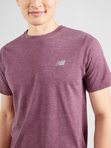 Maglia funzionale 'Essentials' di new balance in lilla