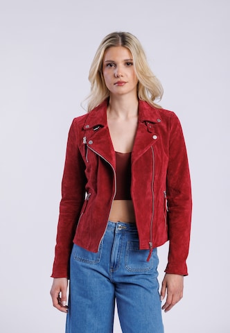 Veste mi-saison 'Biker' FREAKY NATION en rouge