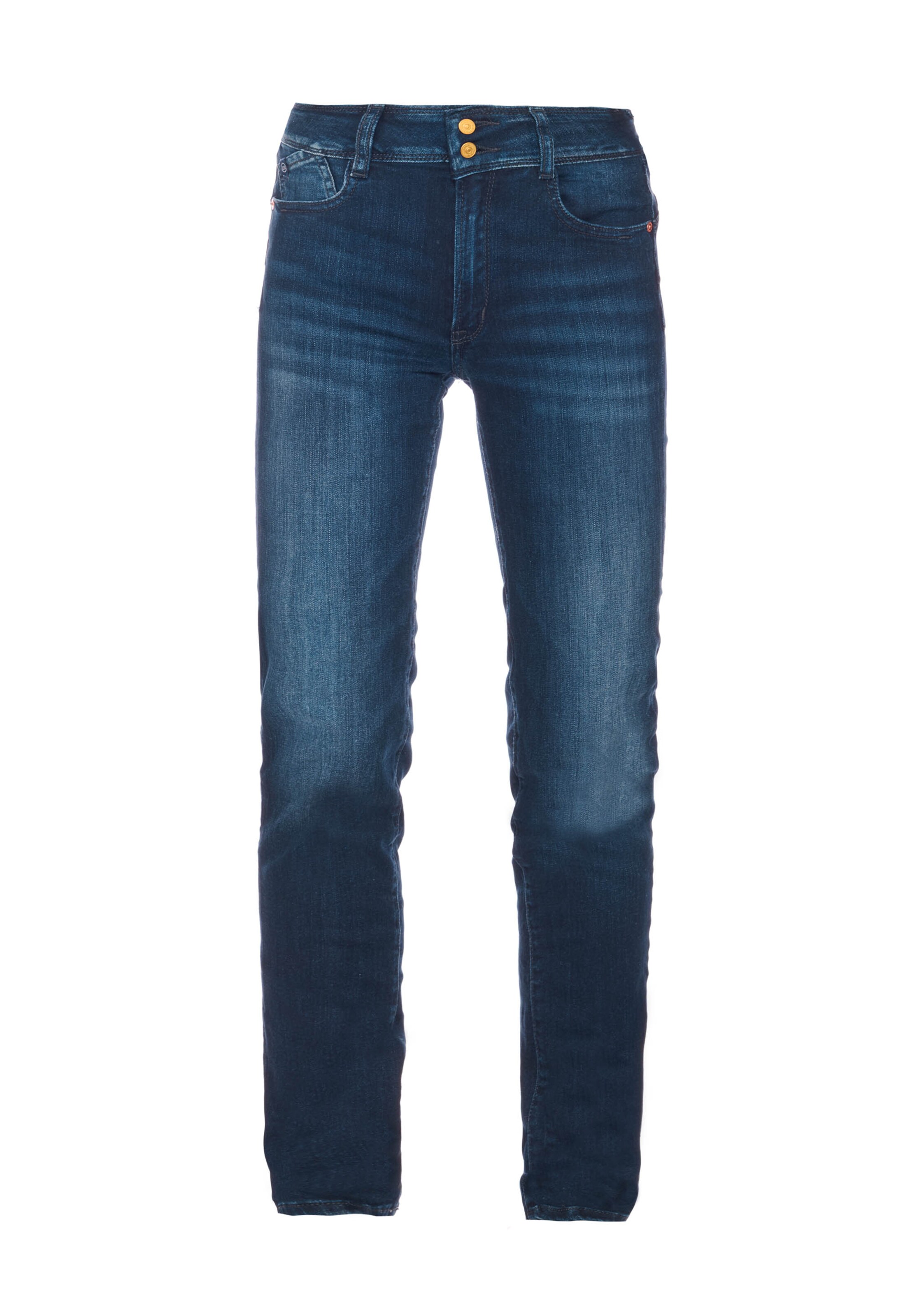 Le Temps Des Cerises Regular Jeans 'PULPHIGH' in Blau: Vorderseite