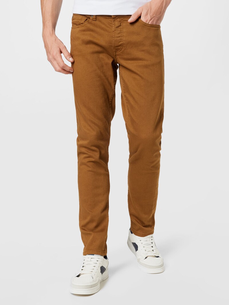Men Clothing Only & Sons Fabric pants Caramel