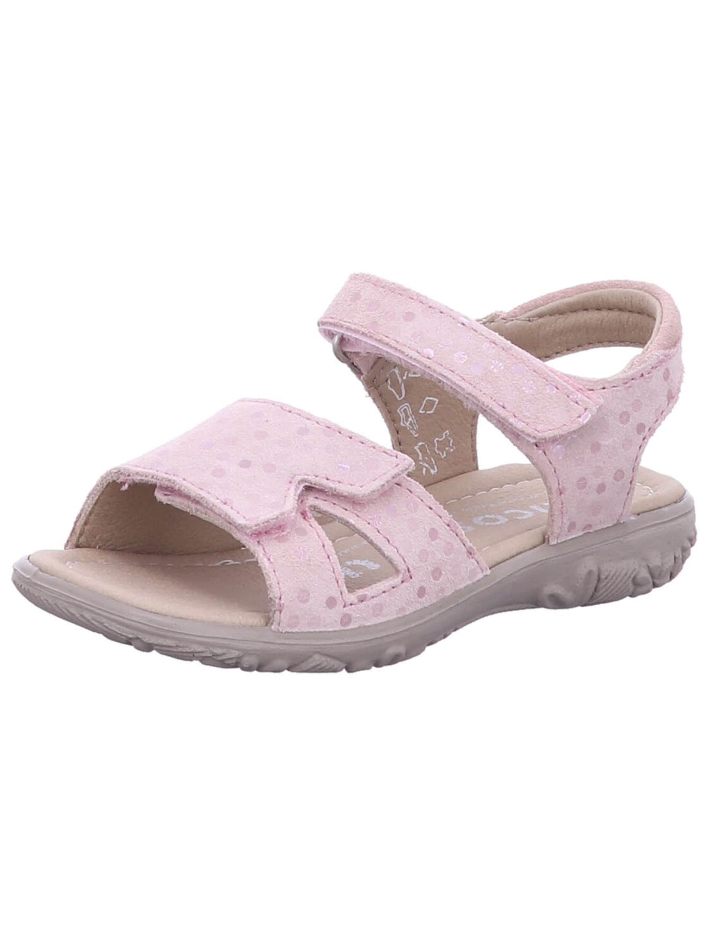 RICOSTA - Sandalias 'Sandale Mädchen 50 6400202 321 Echtleder in rot' en rosa: frente