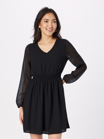 Robe 'Hellen' ABOUT YOU en noir : devant