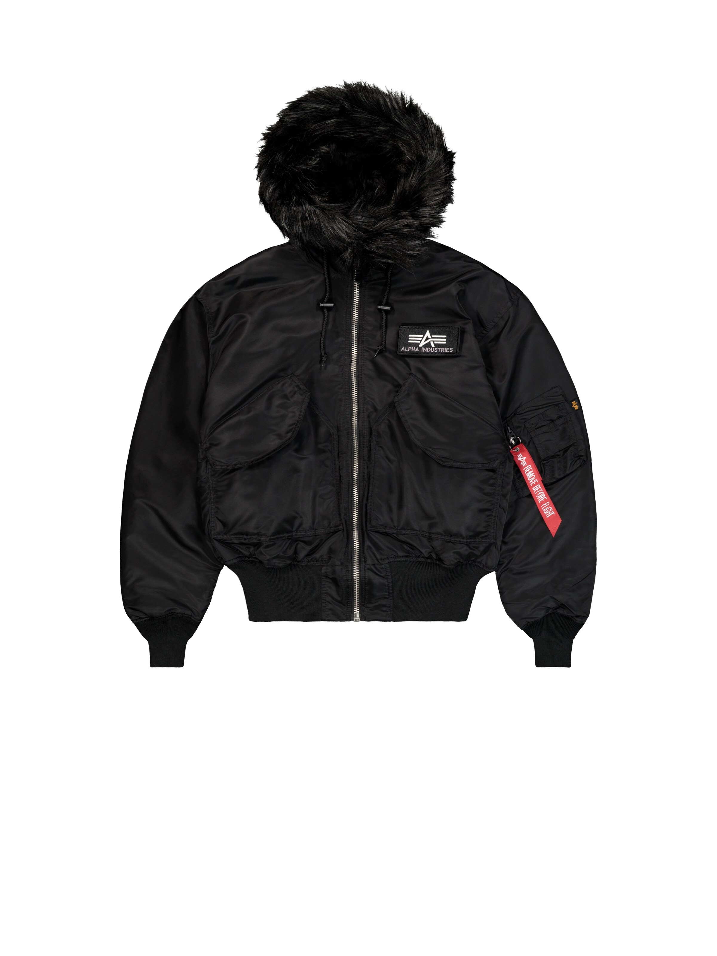 ALPHA INDUSTRIES Veste d’hiver '45P' en S en noir / blanc, Vue avec produit
