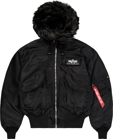 ALPHA INDUSTRIES Talvitakki '45P' värissä musta: etupuoli