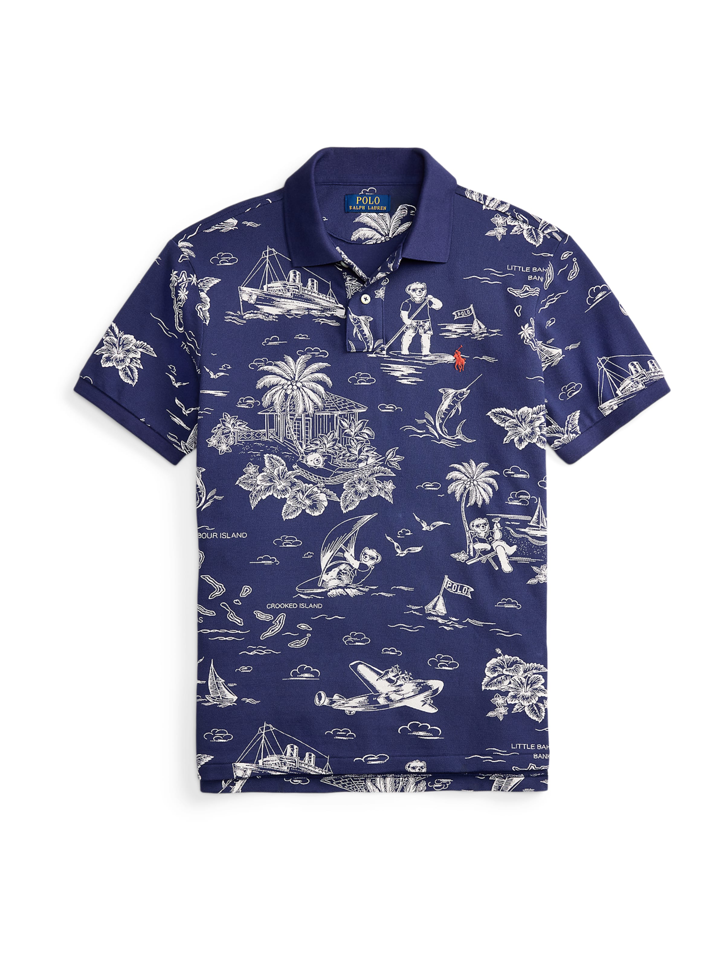 Polo Ralph Lauren Poloshirt in Blau: Vorderseite