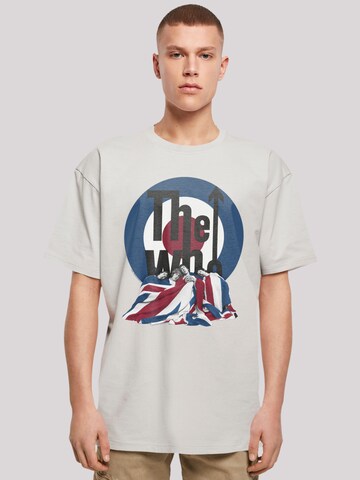 T-Shirt 'The Who Flag Blanket' F4NT4STIC en gris : devant