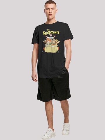 F4NT4STIC T-Shirt 'The Flintstones' in Schwarz