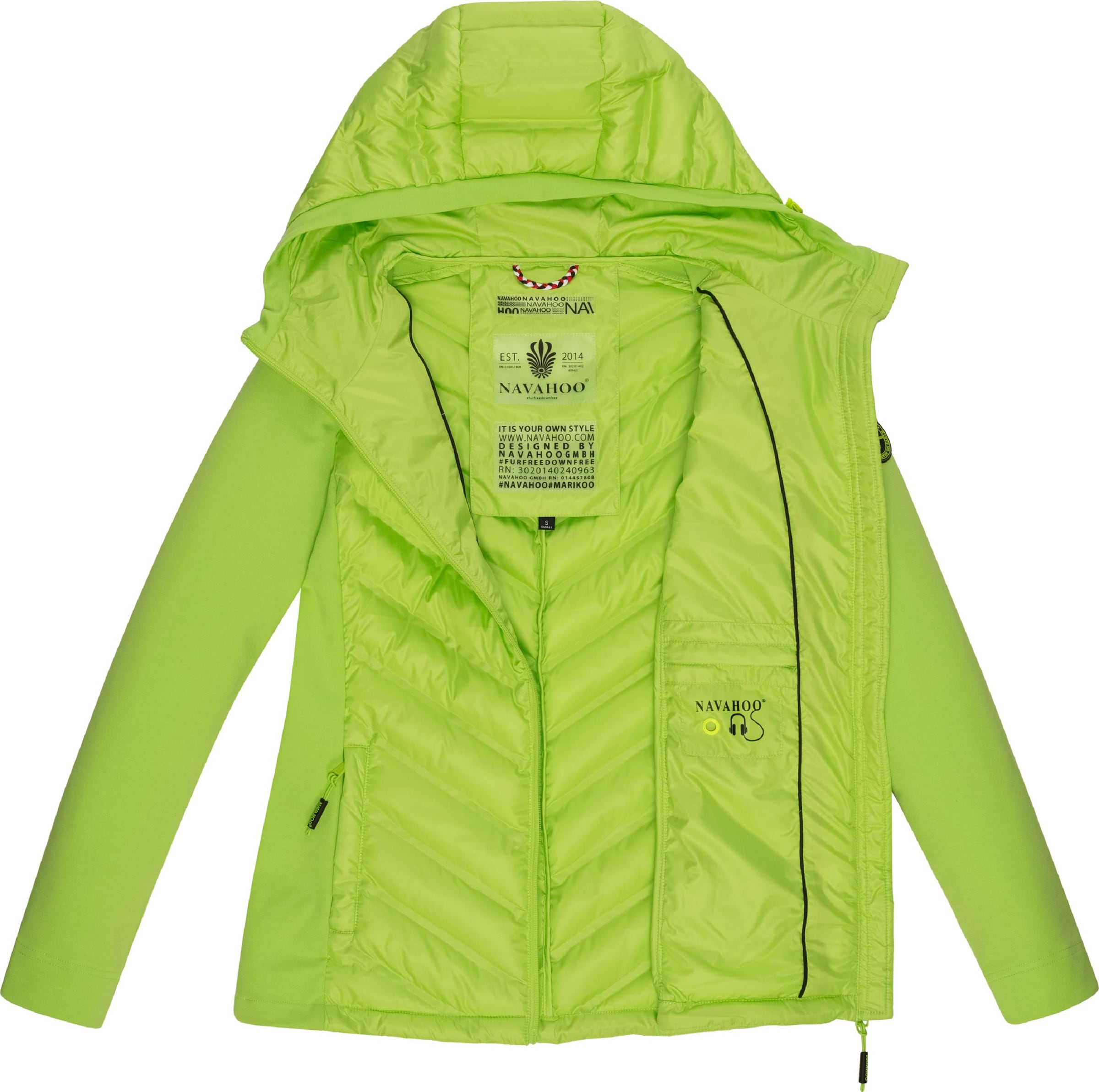 NAVAHOO Jacke 'Nimm' in Grün