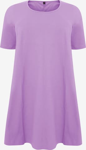YOEK Dress in Purple: front