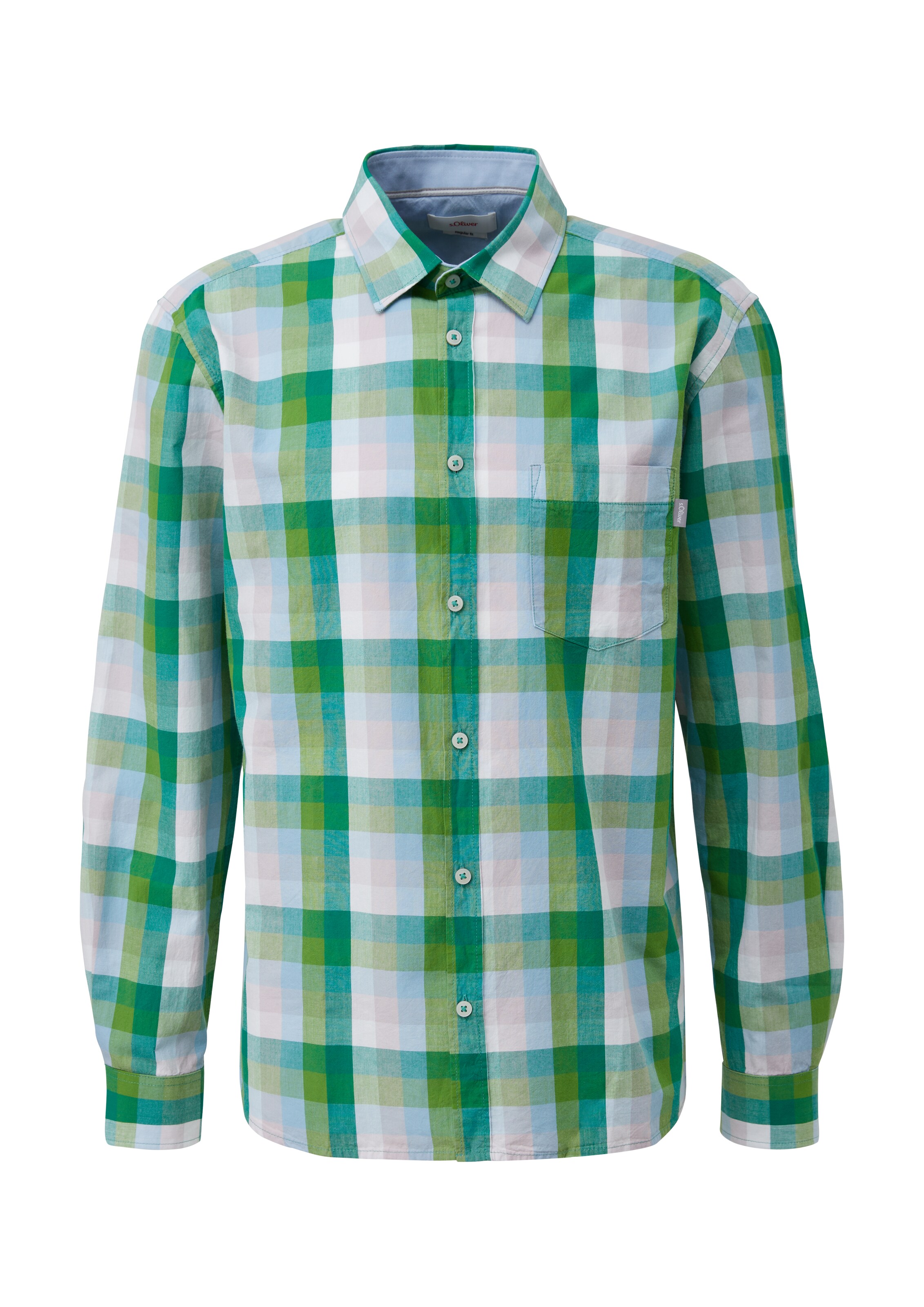 s.Oliver Regular fit Overhemd in Gemengde kleuren: voorkant